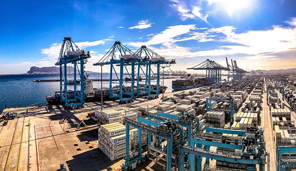 Instalaciones de APM Terminals Algeciras.