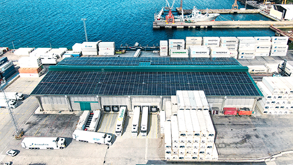 Imagen de las instalaciones de DART en el puerto de Vigo.
