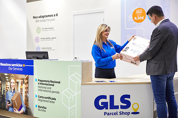 GLS alcanzó 1,5 millones de entregas en Parcel Shop o puntos de conveniencia a finales de año.