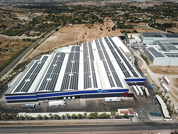Imagen de las instalaciones centrales del grupo José Guillén e Hijos (JGH) en Alguazas (Murcia), donde desarrollará una ampliación en un terreno anexo de 70.000 metros cuadrados.
