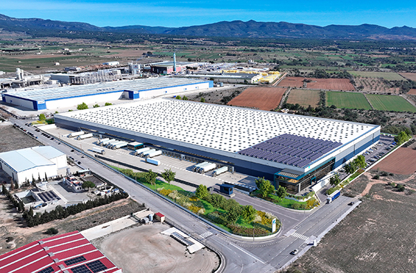 Imagen de la plataforma logística de Mountpark en Tarragona.