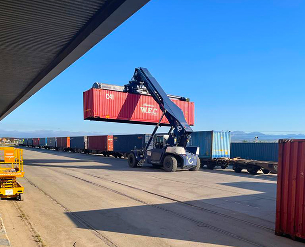 Operativa ferroviaria para WEC Lines en la terminal de Agoncillo (La Rioja) que gestiona Royo.