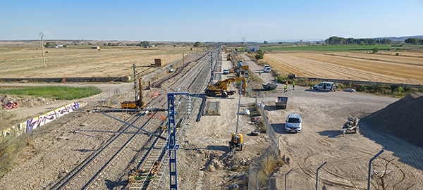 Las obras en la red ferroviaria generan restricciones temporales.