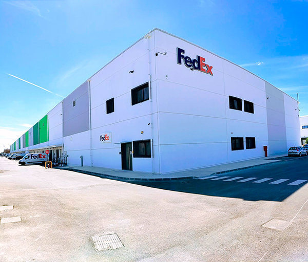 Imagen de la nueva estación de FedEx en Málaga.