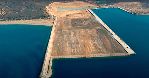 Imagen de los espacios donde se asentará la terminal de CMA CGM y Marsa Maroc.