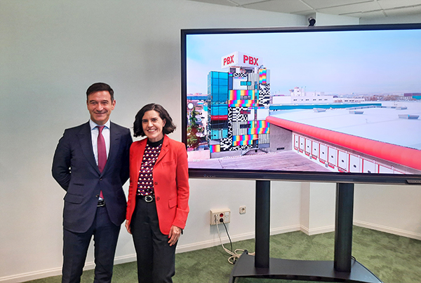 Jaime Colsa y María Luisa Romero, consejero delegado y directora general de Palibex, en su sede de Madrid. 