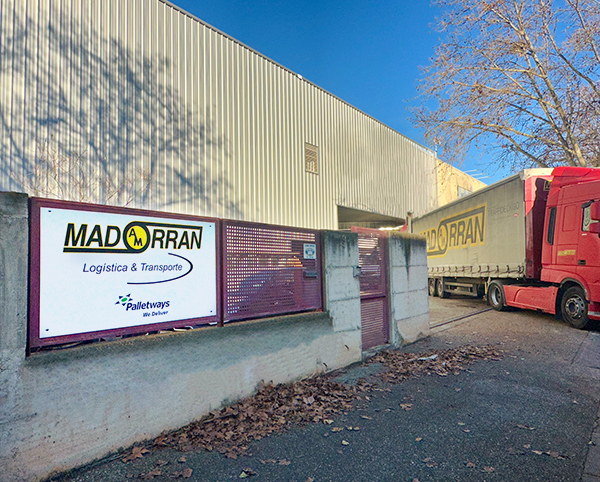 Imagen de las nuevas instalaciones de Transportes Madorran en Logroño.