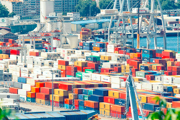 Imagen del muelle Guixar en el puerto de Vigo.