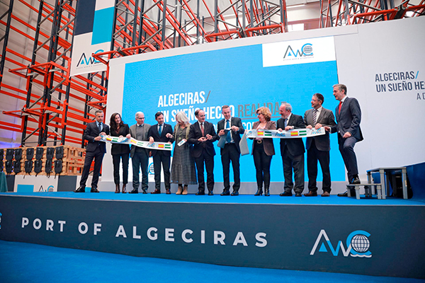 Inauguración del almacén de Algeciras.