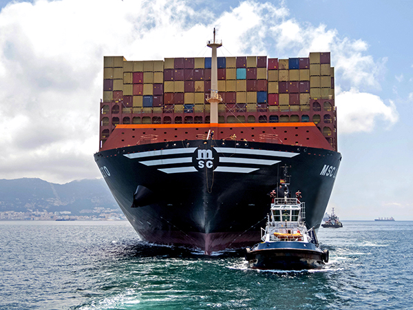 MSC y Boluda avanzan juntos en el liderazgo del transporte marítimo.