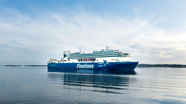 Imagen de un buque ro-pax de Finnlines.